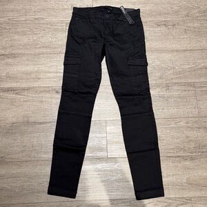 STS Blue - Skinny Black Cargo Pants